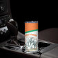 Custom Ivory Coast Football Skinny Tumbler 2026 Cote d'Ivoire Les Elephants White Version - African Pride