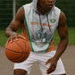 Custom Ivory Coast Football Sleeveless Hoodie 2026 Cote d'Ivoire Les Elephants White Version - African Pride