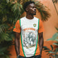 Custom Ivory Coast Football T shirt 2026 Cote d'Ivoire Les Elephants White Version LT14