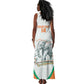 Custom Ivory Coast Football Tank Maxi Dress 2026 Cote d'Ivoire Les Elephants White Version - African Pride