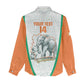 Custom Ivory Coast Football Women Casual Shirt 2026 Cote d'Ivoire Les Elephants White Version - African Pride
