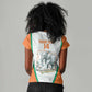 Custom Ivory Coast Football Women V-Neck T-Shirt 2026 Cote d'Ivoire Les Elephants White Version LT14