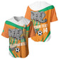 Custom Ivory Coast Football Baseball Jersey 2026 Allez Les Elephants Cute Mascot LT14