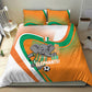 Ivory Coast Football Bedding Set 2026 Allez Les Elephants Cute Mascot - African Pride