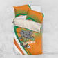 Ivory Coast Football Bedding Set 2026 Allez Les Elephants Cute Mascot - African Pride