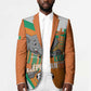 Custom Ivory Coast Football Blazer 2026 Allez Les Elephants Cute Mascot - African Pride