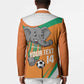 Custom Ivory Coast Football Blazer 2026 Allez Les Elephants Cute Mascot - African Pride