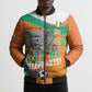 Custom Ivory Coast Football Bomber Puffer Jacket 2026 Allez Les Elephants Cute Mascot - African Pride