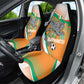 Ivory Coast Football Car Seat Cover 2026 Allez Les Elephants Cute Mascot - African Pride