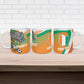 Custom Ivory Coast Football Ceramic Mug 2026 Allez Les Elephants Cute Mascot - African Pride