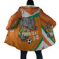 Custom Ivory Coast Football Cloak 2026 Allez Les Elephants Cute Mascot - African Pride