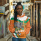 Custom Ivory Coast Football Hoodie 2026 Allez Les Elephants Cute Mascot - African Pride