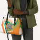 Ivory Coast Football Leather Bag 2026 Allez Les Elephants Cute Mascot - African Pride