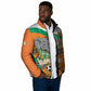 Custom Ivory Coast Football Padded Jacket 2026 Allez Les Elephants Cute Mascot - African Pride