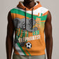 Custom Ivory Coast Football Sleeveless Hoodie 2026 Allez Les Elephants Cute Mascot - African Pride