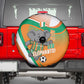 Ivory Coast Football Spare Tire Cover 2026 Allez Les Elephants Cute Mascot - African Pride