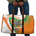 Ivory Coast Football Travel Bag 2026 Allez Les Elephants Cute Mascot - African Pride