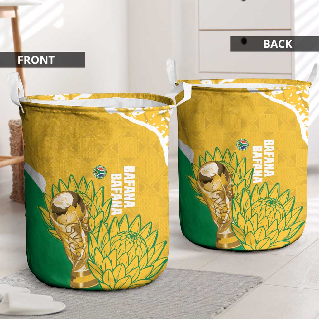 South Africa Soccer Laundry Basket 2026 Bafana Bafana Go Boys Protea - African Pride