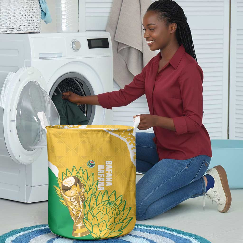 South Africa Soccer Laundry Basket 2026 Bafana Bafana Go Boys Protea - African Pride