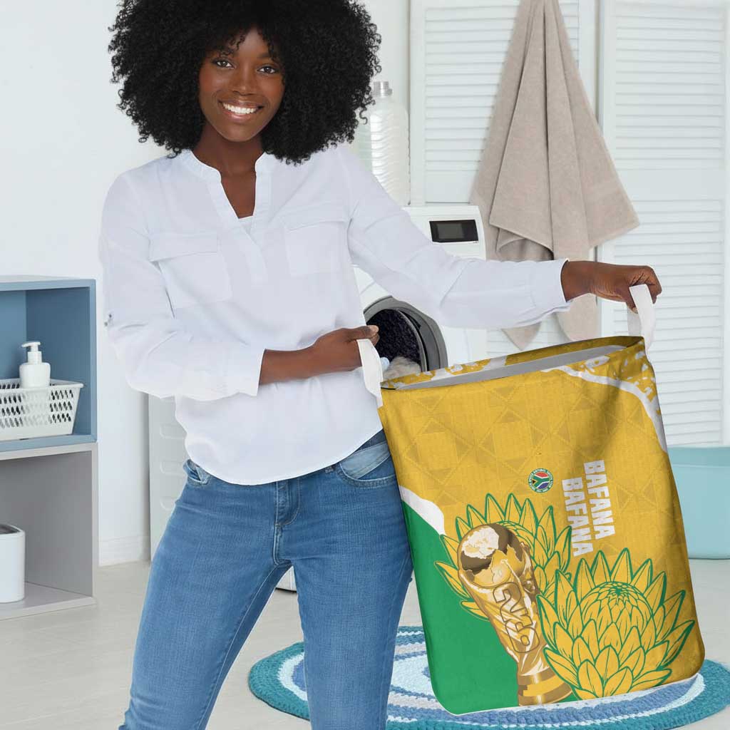 South Africa Soccer Laundry Basket 2026 Bafana Bafana Go Boys Protea - African Pride
