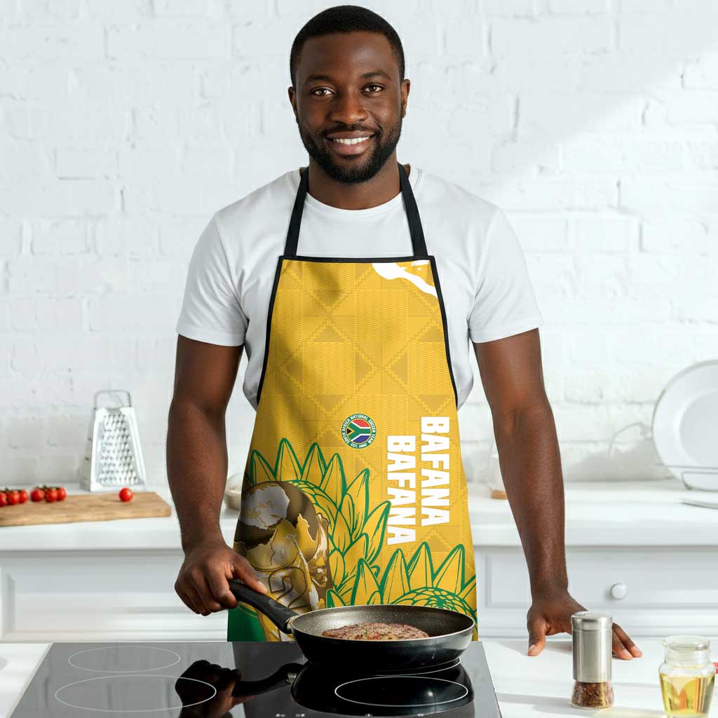 South Africa Soccer Apron 2026 Bafana Bafana Go Boys Protea - African Pride