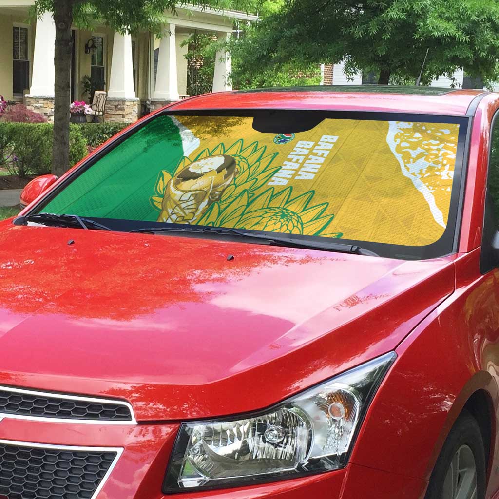 South Africa Soccer Auto Sun Shade 2026 Bafana Bafana Go Boys Protea - African Pride