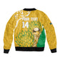 Custom South Africa Soccer Bomber Jacket 2026 Bafana Bafana Go Boys Protea - African Pride