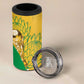 Custom South Africa Soccer 4 in 1 Can Cooler Tumbler 2026 Bafana Bafana Go Boys Protea - African Pride