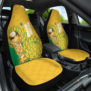 South Africa Soccer Car Seat Cover 2026 Bafana Bafana Go Boys Protea - African Pride