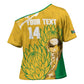 Custom South Africa Soccer Cross Shoulder Shirt 2026 Bafana Bafana Go Boys Protea - African Pride