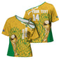 Custom South Africa Soccer Cross Shoulder Shirt 2026 Bafana Bafana Go Boys Protea - African Pride