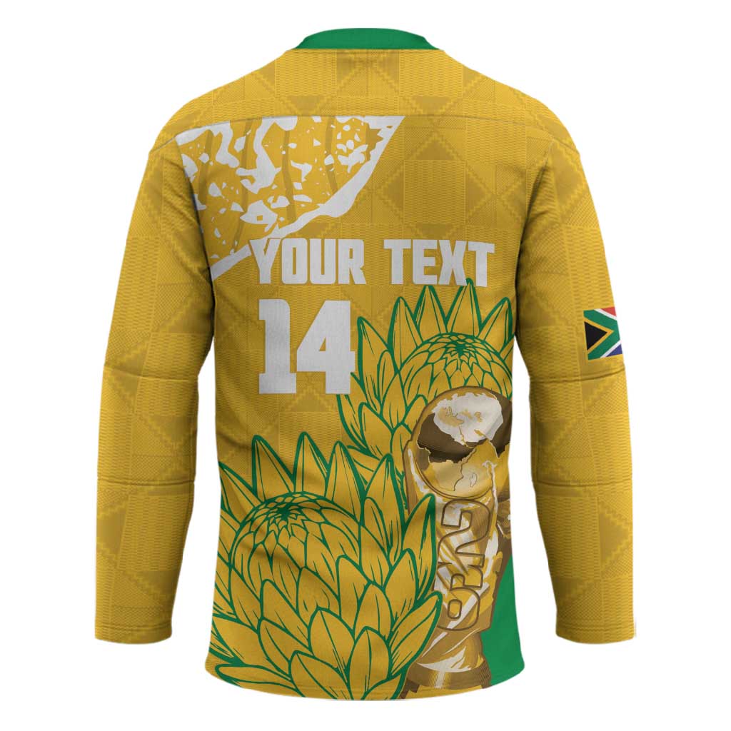 Custom South Africa Soccer Hockey Jersey 2026 Bafana Bafana Go Boys Protea - African Pride