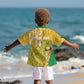 Custom South Africa Soccer Kid Hawaiian Shirt 2026 Bafana Bafana Go Boys Protea LT14