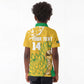 Custom South Africa Soccer Kid Polo Shirt 2026 Bafana Bafana Go Boys Protea LT14