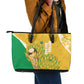 South Africa Soccer Leather Tote Bag 2026 Bafana Bafana Go Boys Protea - African Pride