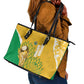 South Africa Soccer Leather Tote Bag 2026 Bafana Bafana Go Boys Protea - African Pride