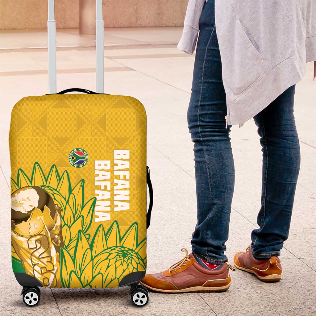 South Africa Soccer Luggage Cover 2026 Bafana Bafana Go Boys Protea - African Pride