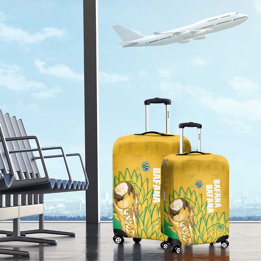 South Africa Soccer Luggage Cover 2026 Bafana Bafana Go Boys Protea - African Pride