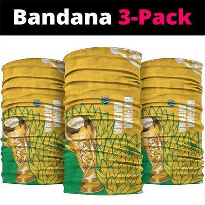 South Africa Soccer Neck Gaiter 2026 Bafana Bafana Go Boys Protea - African Pride