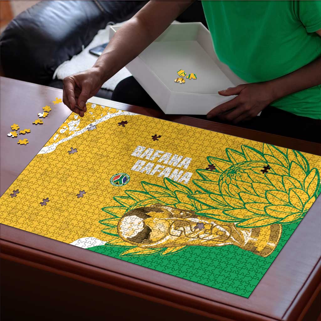 South Africa Soccer Puzzle 2026 Bafana Bafana Go Boys Protea - African Pride