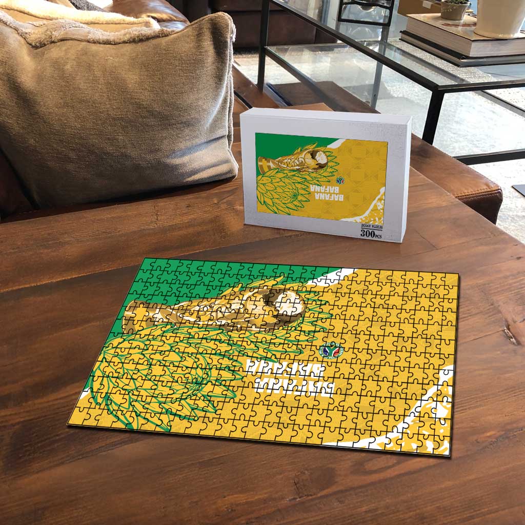 South Africa Soccer Puzzle 2026 Bafana Bafana Go Boys Protea - African Pride