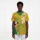 Custom South Africa Soccer Scrub Top 2026 Bafana Bafana Go Boys Protea - African Pride