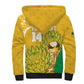 Custom South Africa Soccer Sherpa Hoodie 2026 Bafana Bafana Go Boys Protea - African Pride