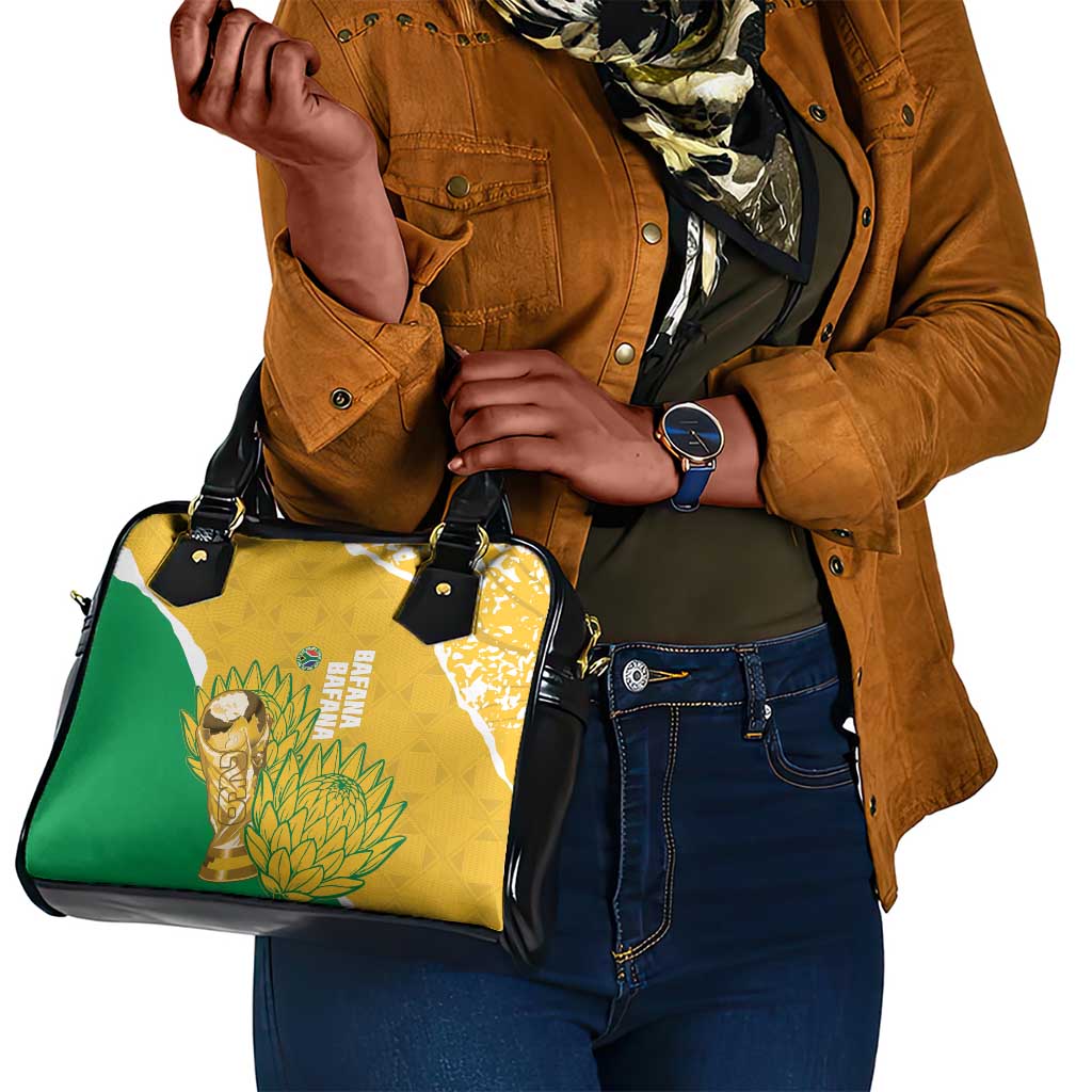 South Africa Soccer Shoulder Handbag 2026 Bafana Bafana Go Boys Protea - African Pride