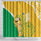 South Africa Soccer Shower Curtain 2026 Bafana Bafana Go Boys Protea - African Pride