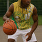 Custom South Africa Soccer Sleeveless Hoodie 2026 Bafana Bafana Go Boys Protea - African Pride