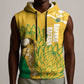 Custom South Africa Soccer Sleeveless Hoodie 2026 Bafana Bafana Go Boys Protea - African Pride