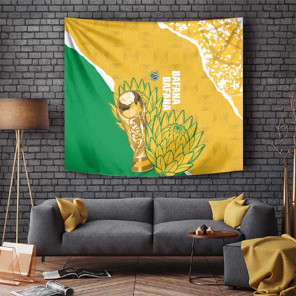 South Africa Soccer Tapestry 2026 Bafana Bafana Go Boys Protea - African Pride