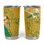 Custom South Africa Soccer Tumbler Cup 2026 Bafana Bafana Go Boys Protea - African Pride