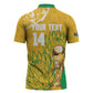 Custom South Africa Soccer Zipper Polo Shirt 2026 Bafana Bafana Go Boys Protea - African Pride